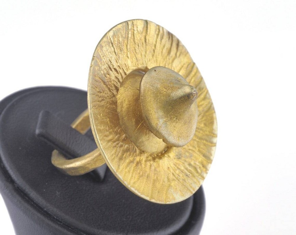Adjustable Ring Raw brass (18mm 7.5US inner size) 2844
