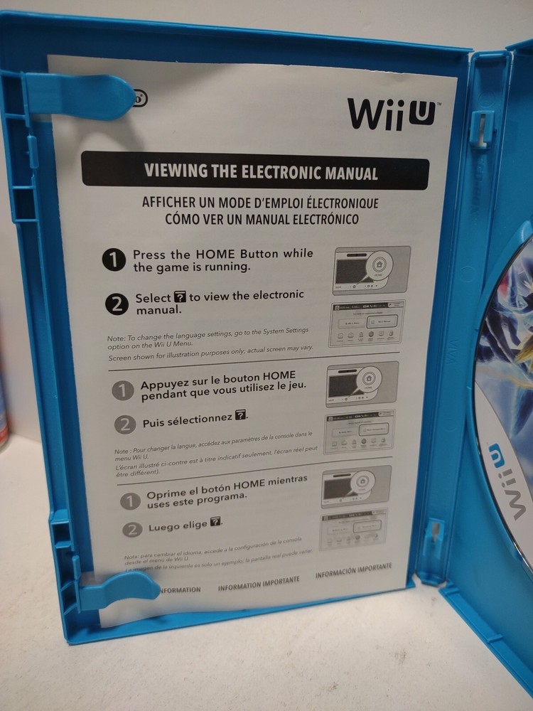 Pokkén Tournament (Nintendo Wii U, 2016) Disk & Case Only