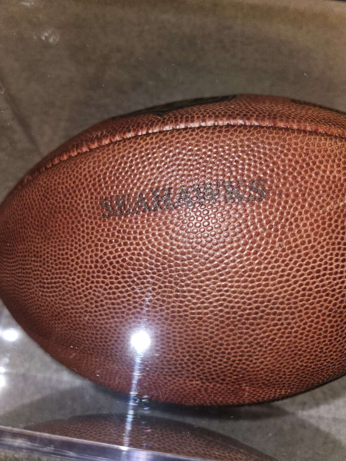 Seattle Seahawks 2008 Game Used NFL "The Duke" Wilson Football With Case