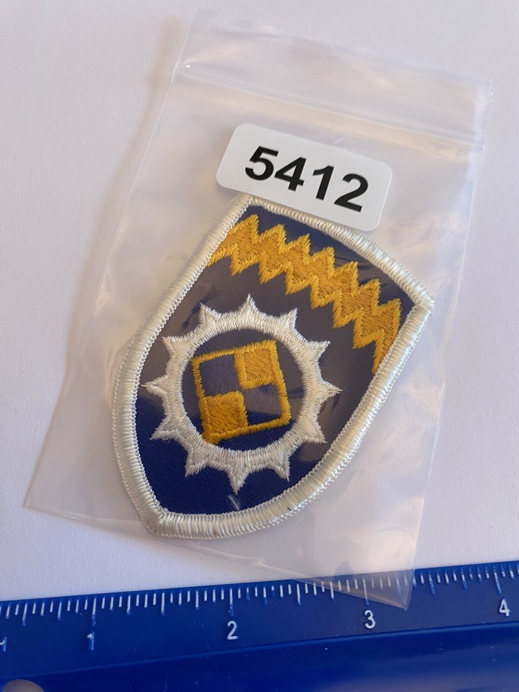 US Army Alaska Support Command Patch Full Color Patch INV5412