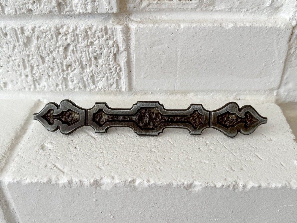 Antique Style Gothic Ornate Drawer Pull Handle Dark Bronze Cabinet Hardware