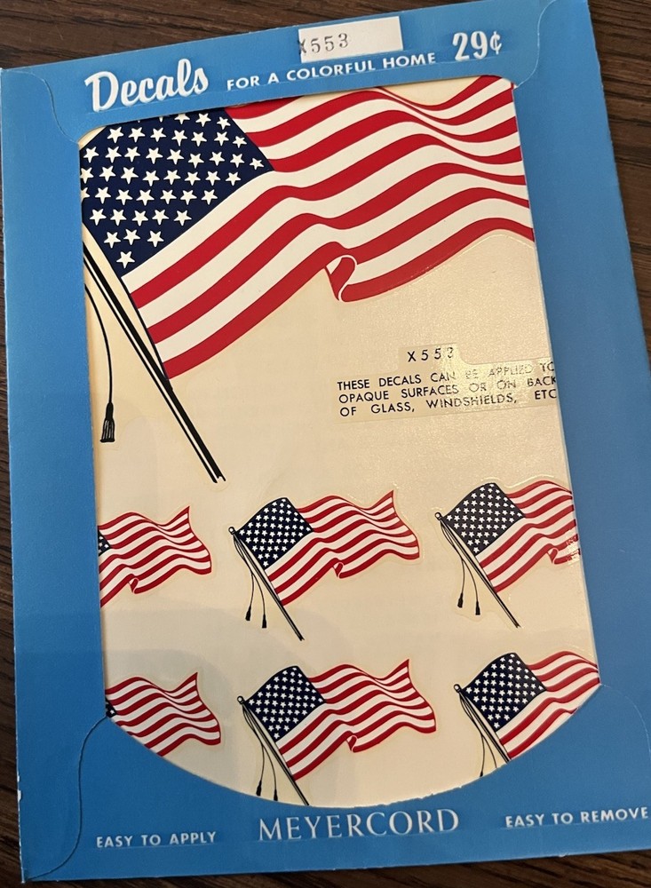 Vintage Decals By Meyercord Flags