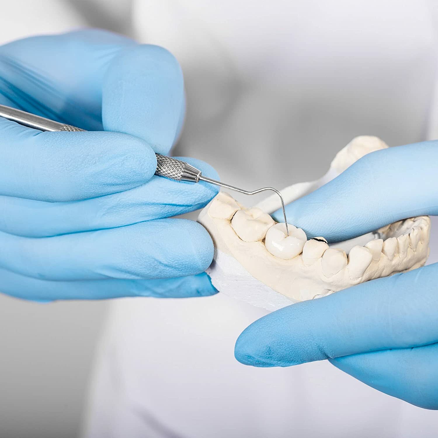 6 Pcs Dental Pick Hygiene Tool Set Tooth Scraper Plaque Tartar Remover Gum Floss