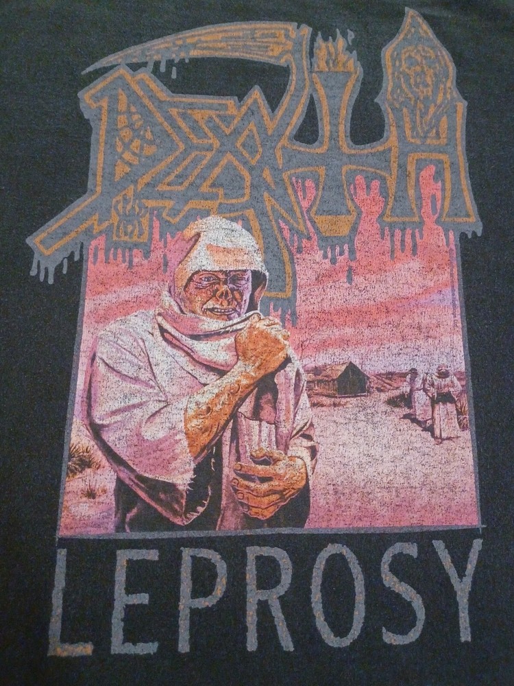 Death Leprosy Tee Shirt - Medium (?) READ & SEE PICS