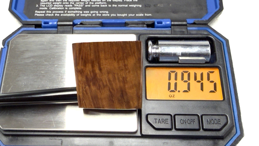 No Name- Unique Shaped Smooth "Imported Briar Root" Triangular / Square Stummel