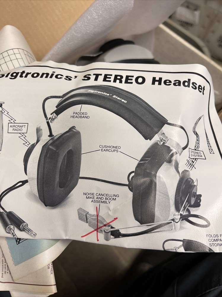 Sigtronics Aviation Headset Pilot (Stereo)nos (c1c63