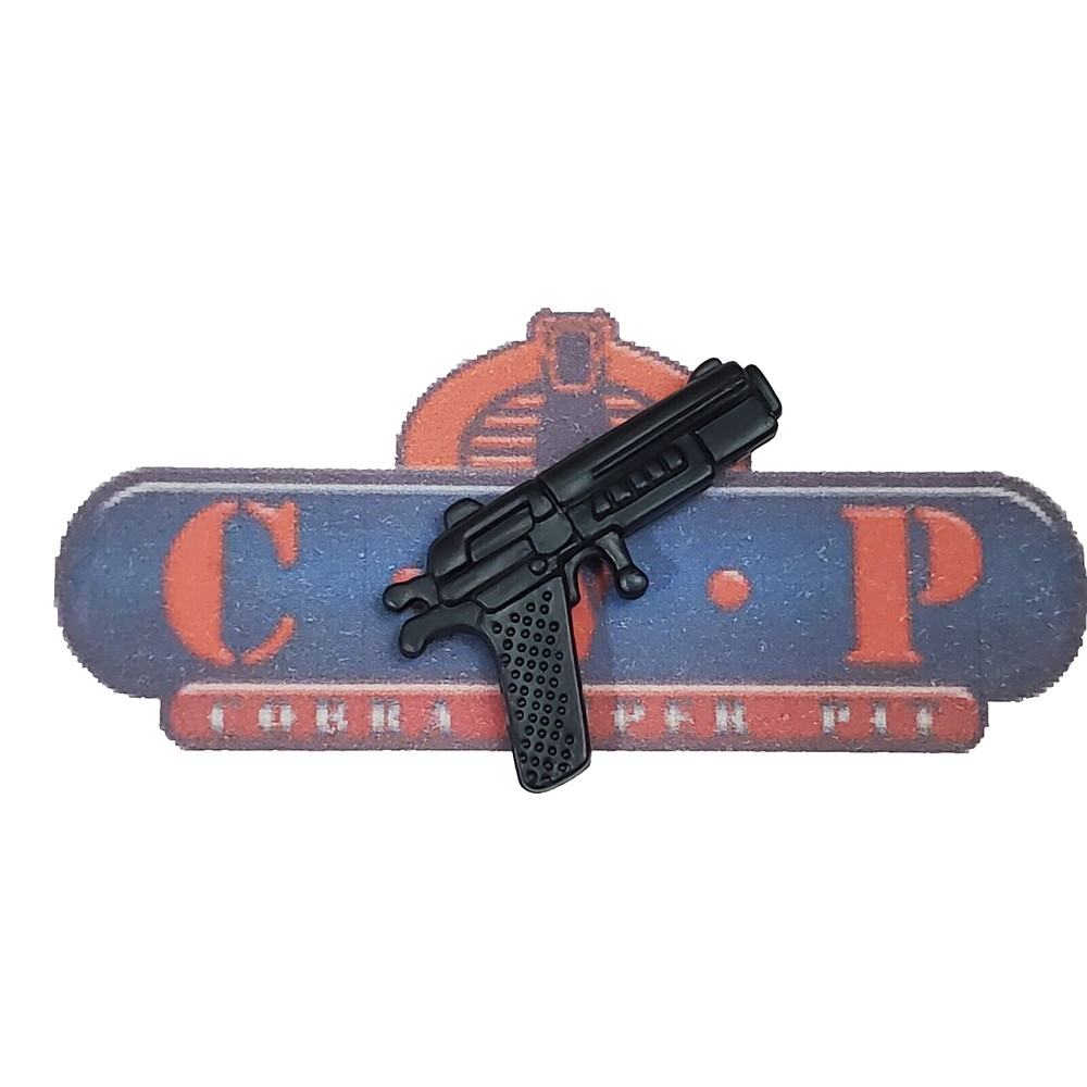 GI Joe Figure Accessory   2002 Dart        Graphite Pistol / Hand Gun