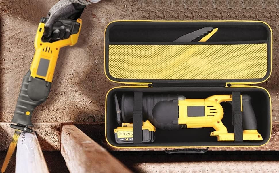 Hard Tool Case replacement for DEWALT DCS380B/DCS380P1 Cordless Reciprocating Sa