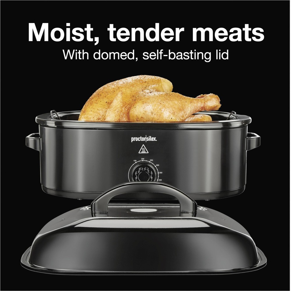 Proctor Silex 24-Pound Electric Roaster Oven with Variable Temperature Control,