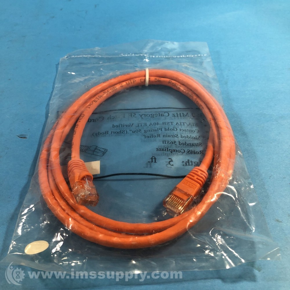 CAT.5E Crossover 350 MHz Category 5E Patch Cable, 5 Ft Length FNFP