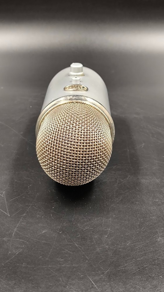 Blue Yeti Microphone Used Working Silver