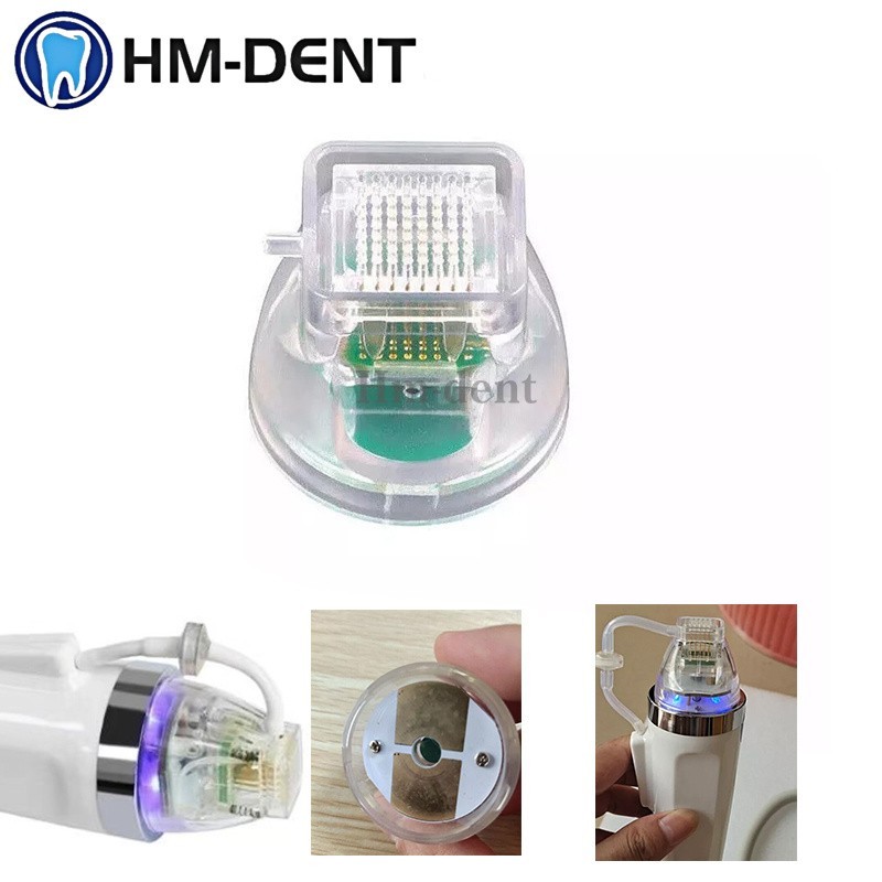 1/100Pcs Replace Micro Needle Cartridge Tip 64 Pins Gold Plated For RF Machine