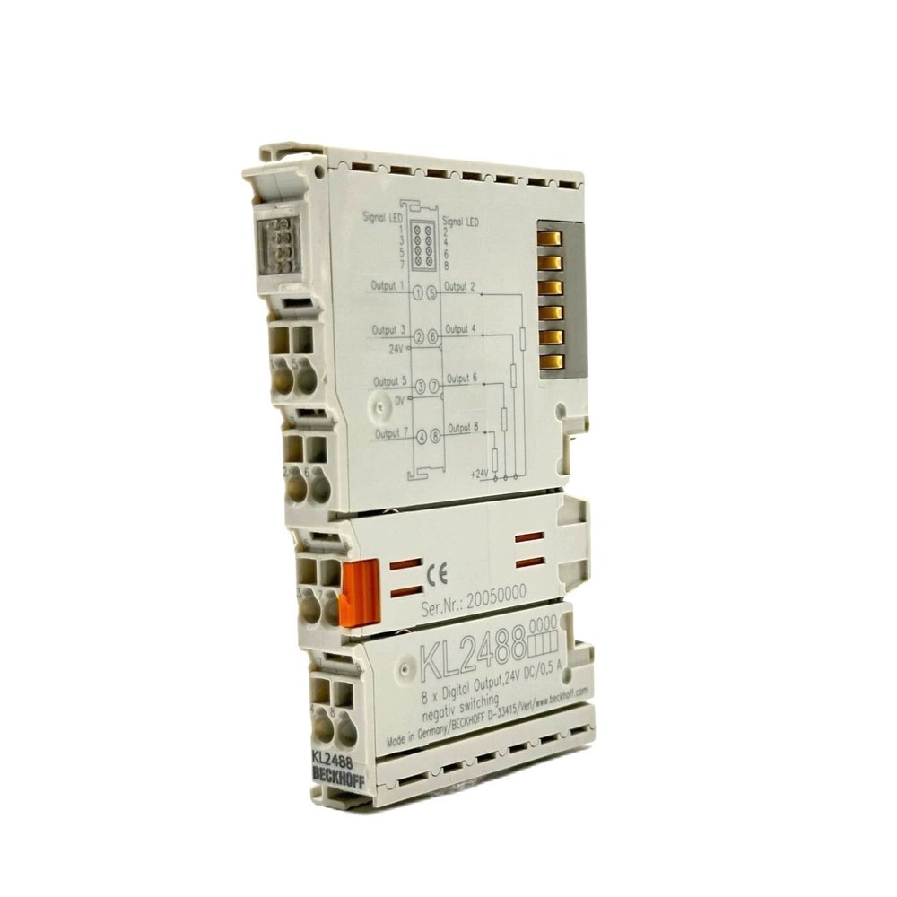 Beckhoff KL2488 Digital Output Module 8-Channel 24 V DC New