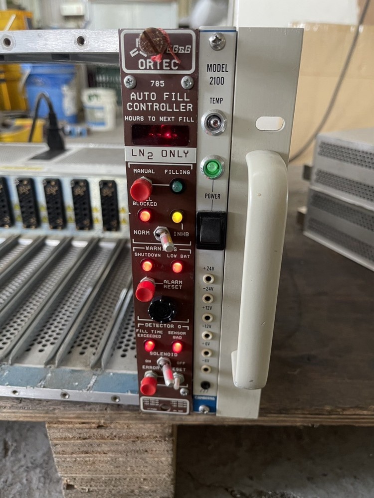 EG&G ORTEC 785 LN2 Auto Fill Controller NIM Module Nuclear Detector As-Is