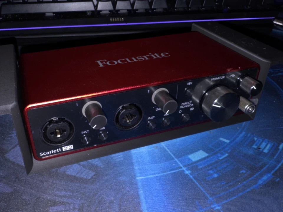 Focusrite Scarlett 2i2 – Under-mount Bracket Black New