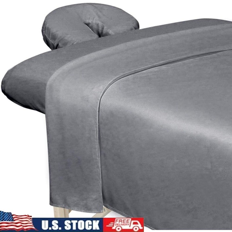 Microfiber Massage Sheet Set 3 Piece Soft Durable Elastic Fit Massage Table New