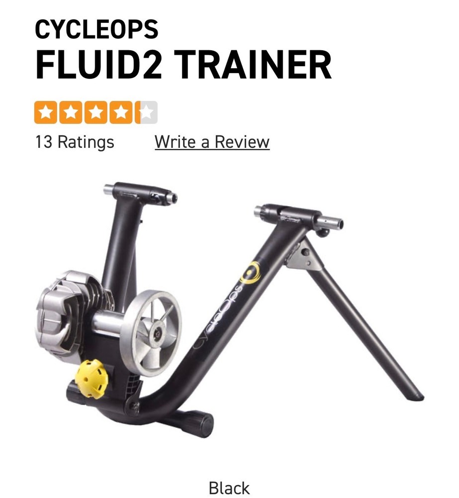 Cycle Ops 2 Fluid Trainer and Riser Block (Used)