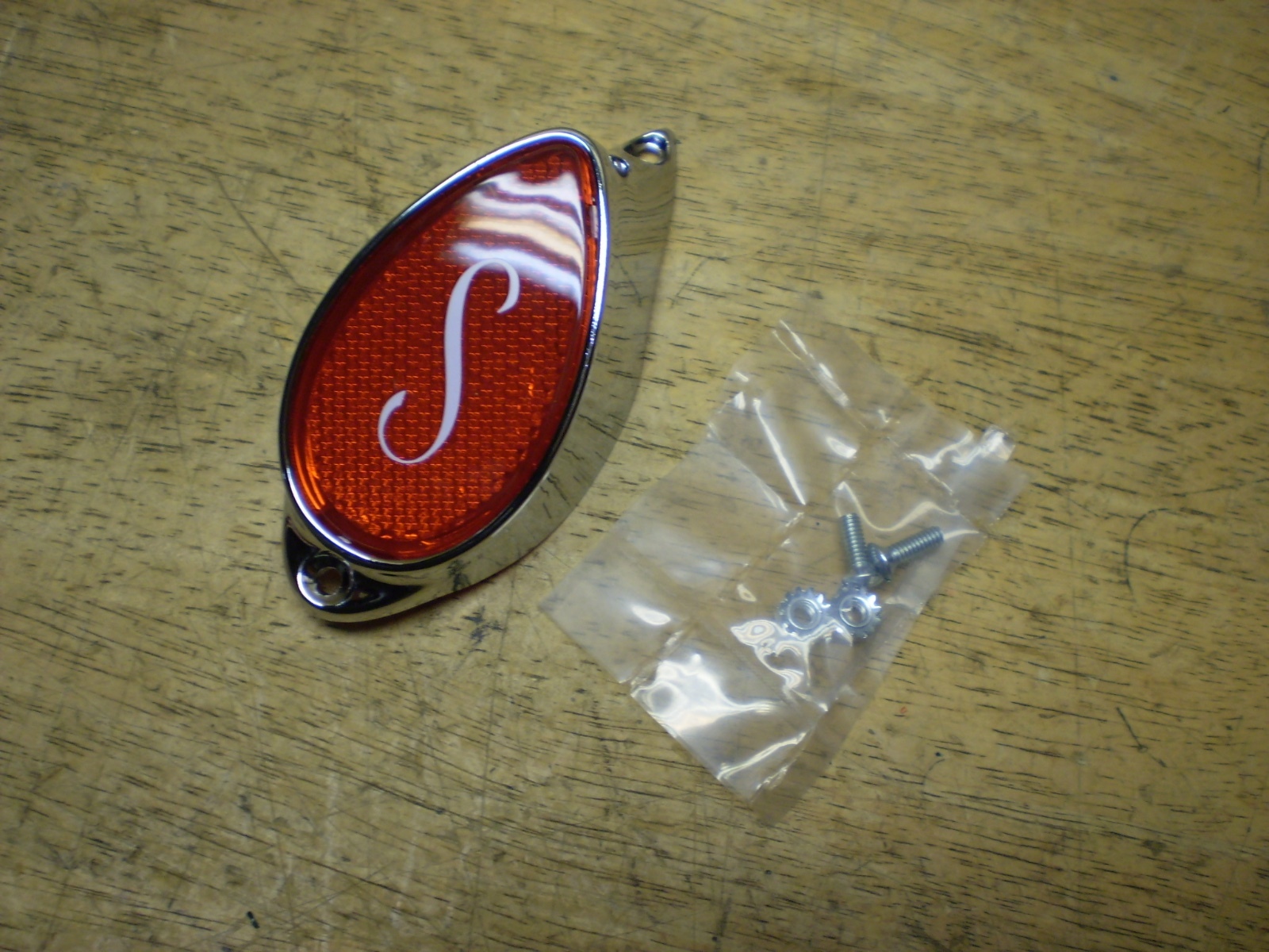 Schwinn Corvette Jaguar Twinn Middleweight Bicycle Teardrop S Fender Reflector