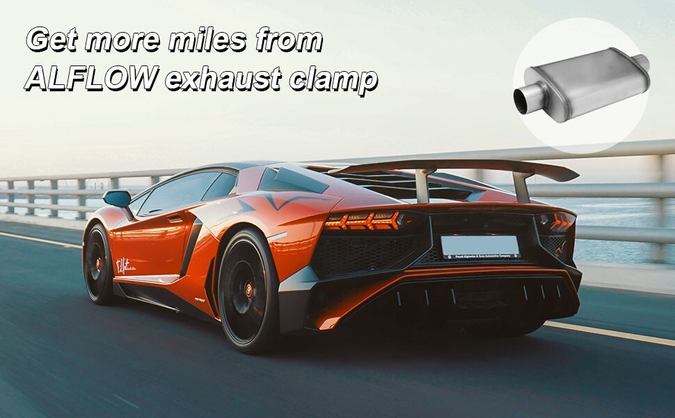 3in Muffler Deep Performance 3'' Pipe Muffler Resonator Universal exhaustmuffler