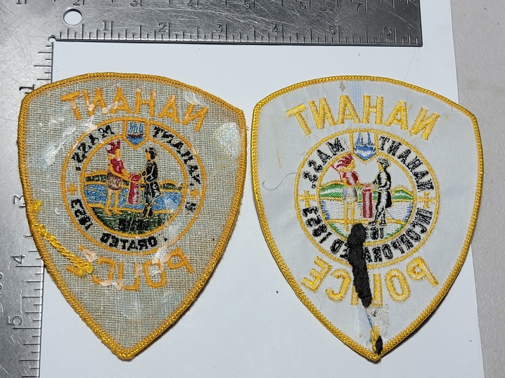 P B3 Police patch Massachusetts 2 Nahant