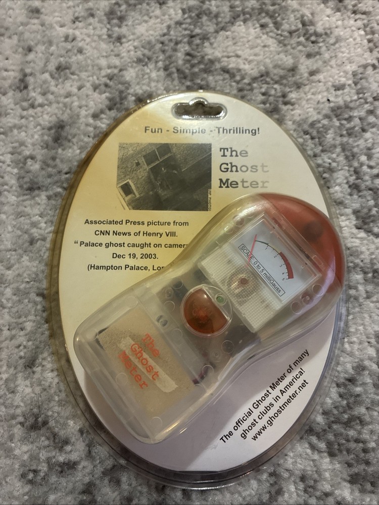 The Ghost Meter - EMF Sensor Transparent NEW SEALED Paranormal Ghosts