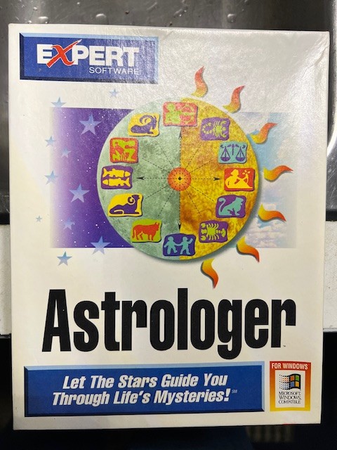 Expert Software Astrologer PC Diskettes 1995 for Microsoft Windows 3.1