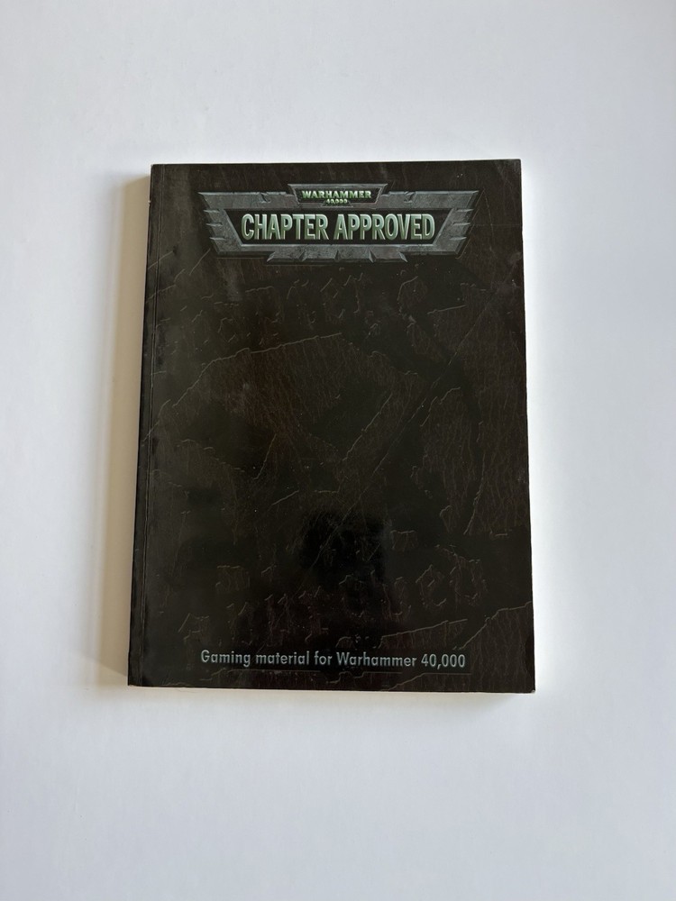 Warhammer 40K Chapter Approved Games Workshop 2001