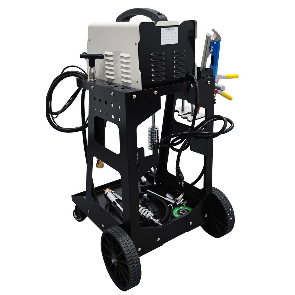 220V Steel Dent Pulling Machine Car Repair Spot Dent Puller Dent Pull Tool Kit