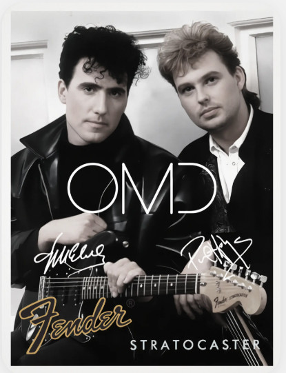 OMD - decal for guitar/case/car