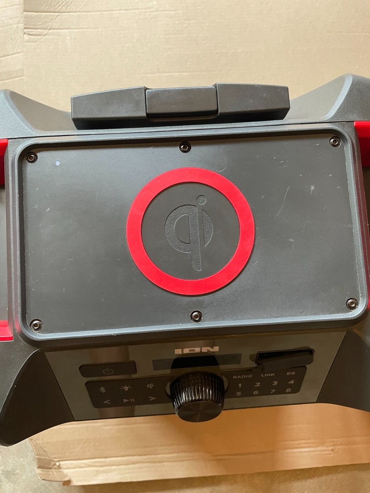 ION Pathfinder 4 Portable Bluetooth Speaker with Wireless Qi Charging