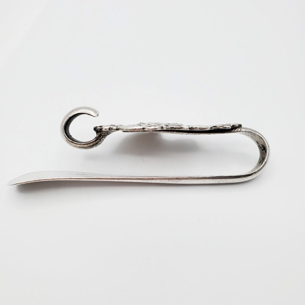 Large Heavy Dutch? Silver Chatelaine Hook Marked