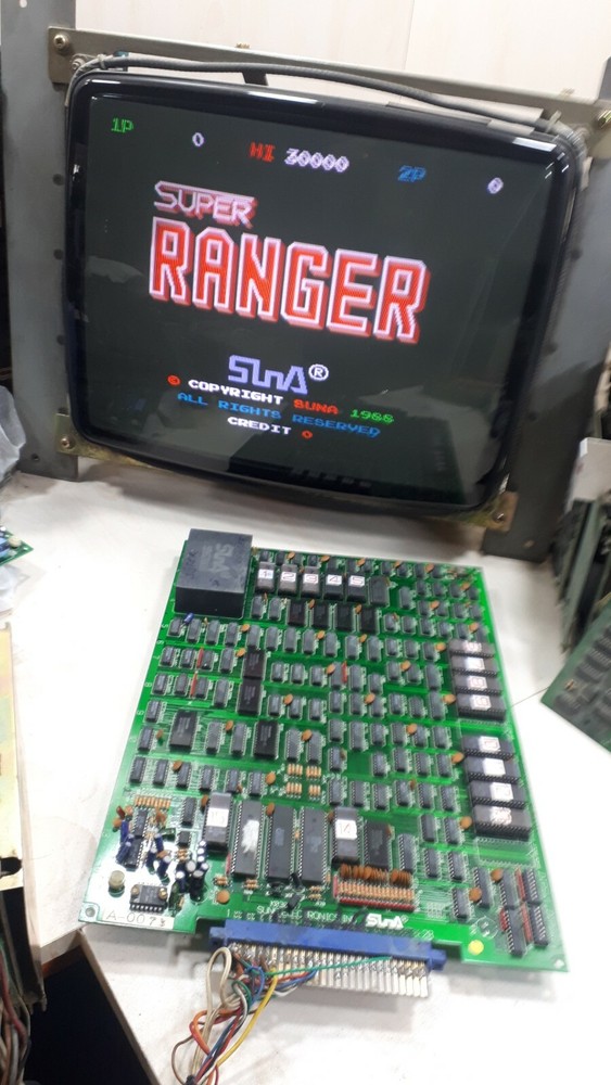 super ranger  Arcade Jamma PCB orıjınal