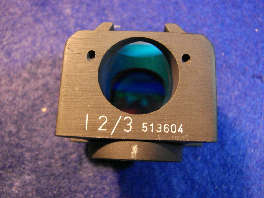 LEITZ 1 2 / 3 FLUORESCENCE FILTER CUBE 513604 (Ploemopak Fluorescence Blue)