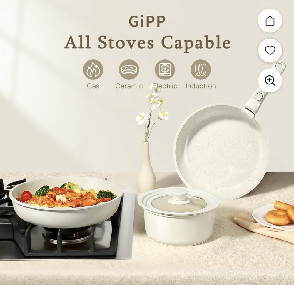 21-piece GIPP cookware set.