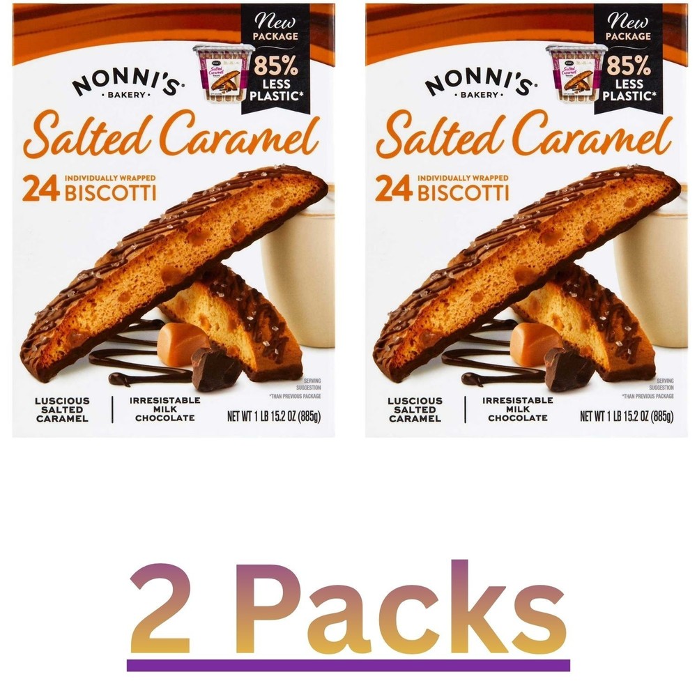 Nonni's Salted Caramel Biscotti, 24 ct.