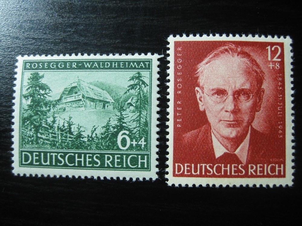 THIRD REICH Mi. #855-586 mint MNH Peter Rosegger stamp set! **99 CENT SPECIAL**
