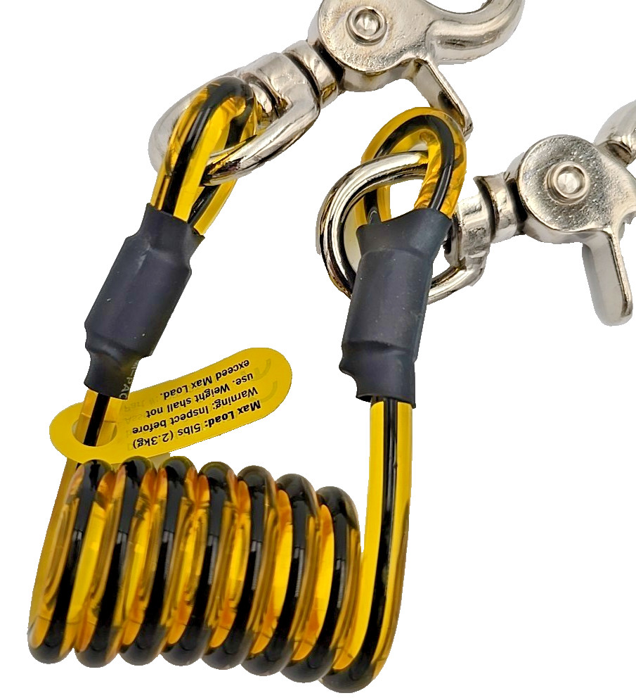Fall Protection For Tools Tether Coil T2T Trigger To Trigger 1500067