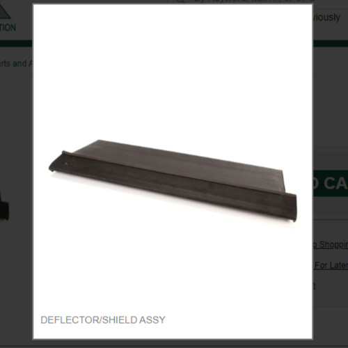 DEFLECTOR/SHIELD ASSY # 2101252-01S