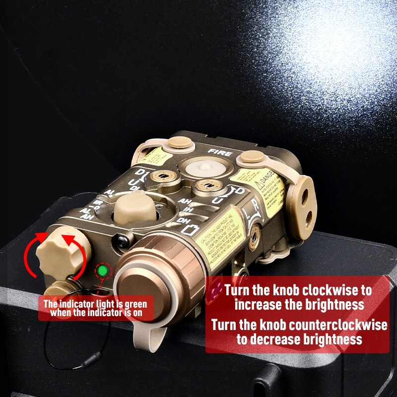 WADSN Tactical Metal NGAL Red Green Dot Laser Sight IR Ray Hunting Weapon Laser