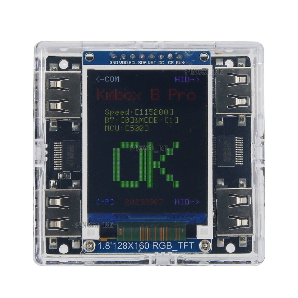 Kmbox B+ (Pro) Keyboard Mouse Controller Keyboard Mouse Macro with Screen USA