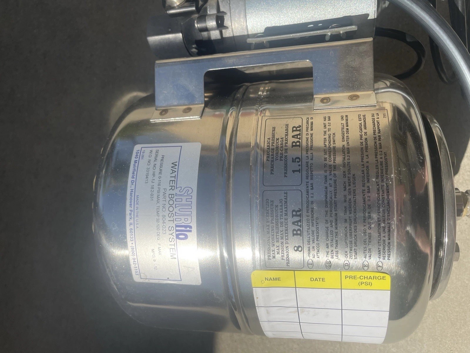 ( NEW) 2022 Shurflo 804-023 Water Boost System Fountain Drink Water booster B