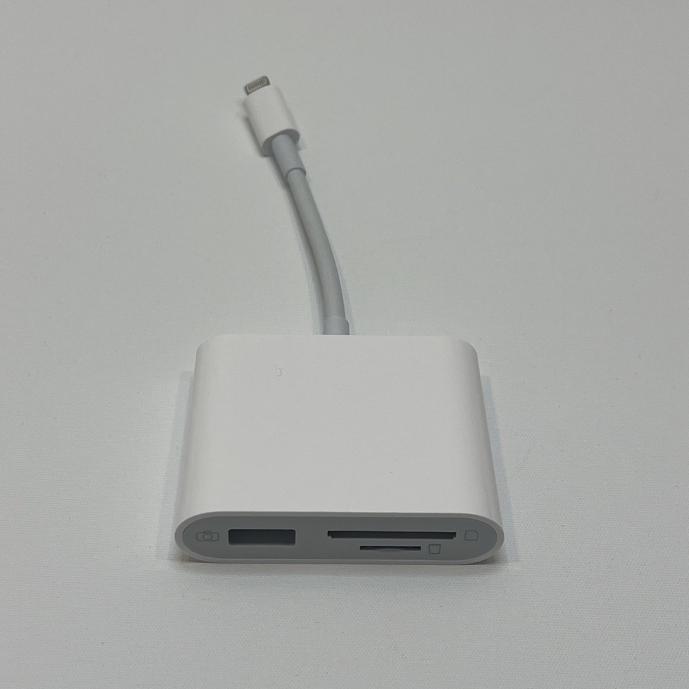 SD Card Reader for iPhone/Android/Tablet with USB Adapter Tested Working