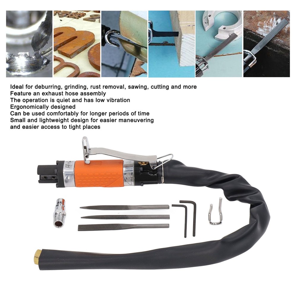 Air Reciprocating File Quiet Operation For Deburring Rust Removal Cutting Hot