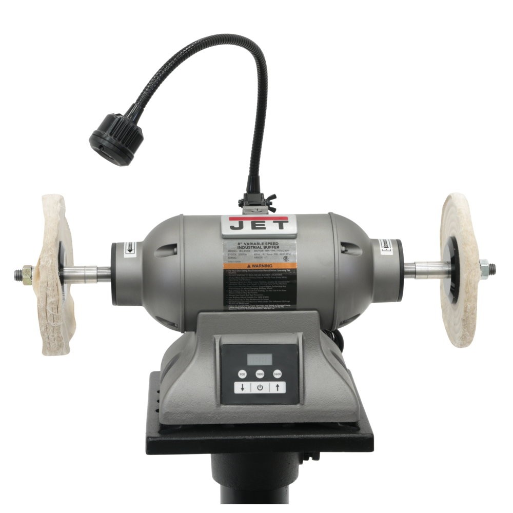 Jet 578218 IBG-8VSB 8in Variable Speed Industrial Bench Buffer 1HP