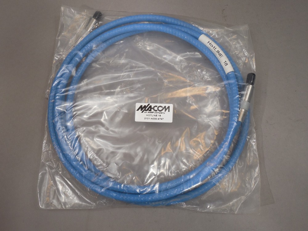 MA-COM Hotline 18 SMA 2101-A030-4747 Test Cable
