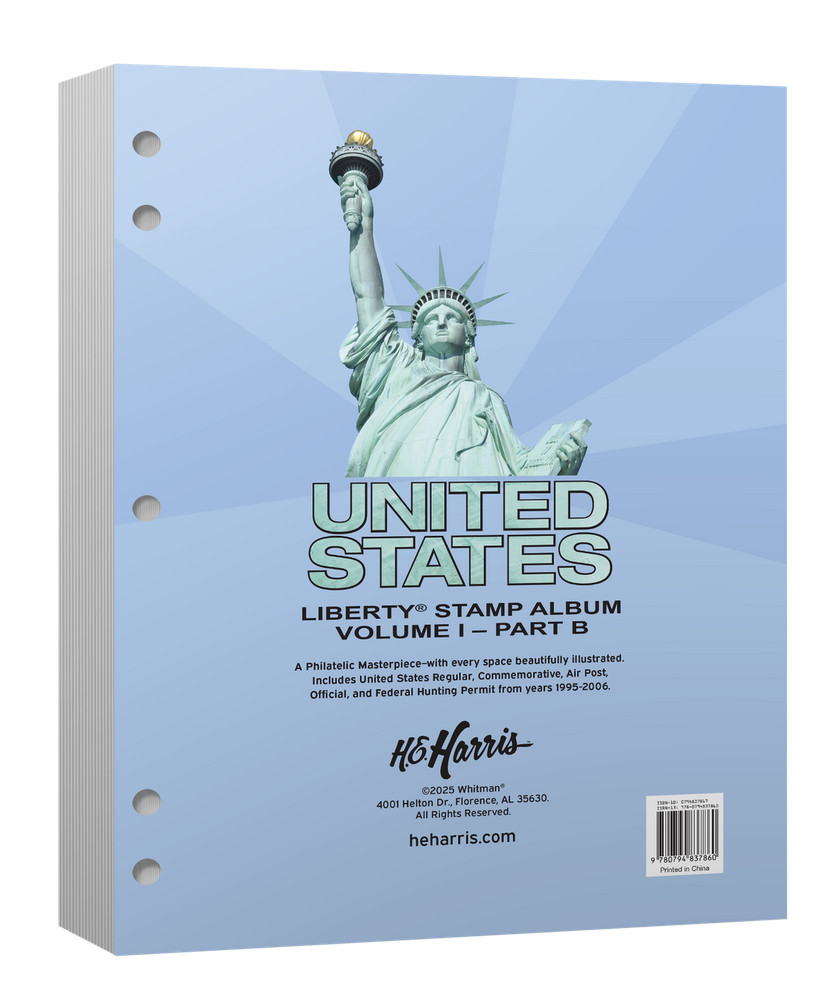 H.E. Harris Liberty® Postage Stamp Album Pages Volume I - Part B (1995-2006)