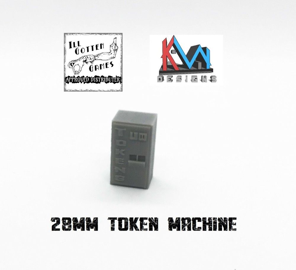 3D Printed - 28mm Heroic Scale Token Machine