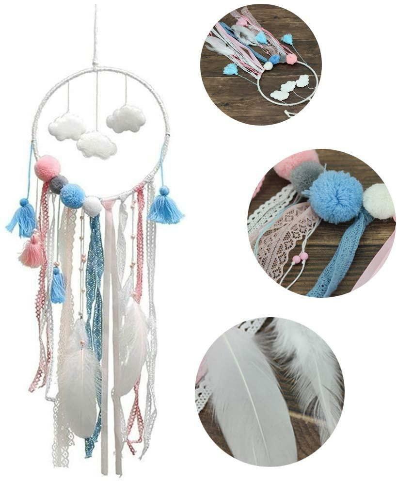 Pink Cloud LED Dreamcatcher
