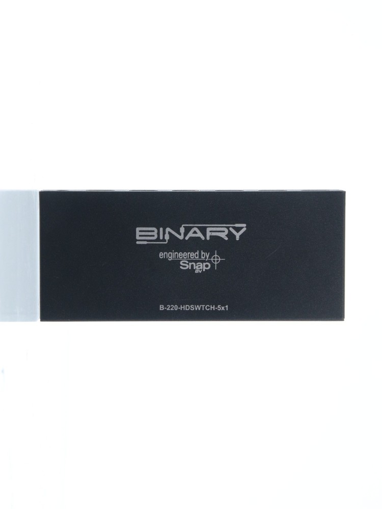 Binary B-220-HDSWITCH-5x1 by Snap W/ Power Adapter
