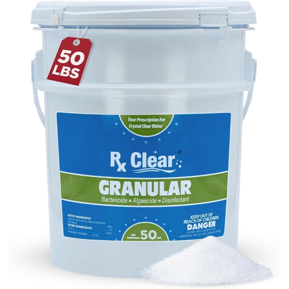Rx Clear 50 lbs Granular Pool